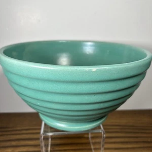 Vintage Bauer Jade Green Ring Bowl # 12 Pottery Teal - Picture 1 of 12