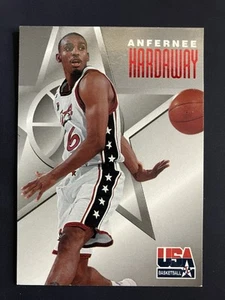 1996 Fleer Skybox Texaco USA Olympic Basketball Card Anfernee Hardaway - Picture 1 of 2