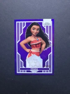 2023 Topps Chrome Disney 100 Moana #2 Purple Refractor /299 - Picture 1 of 4