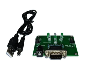 9 Pin Amiga Commodore Amstrad LED Joystick Joysteter + USB Kabel - Bild 1 von 3