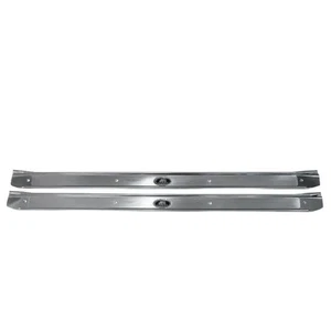 Placas de umbral de puerta Fisher alfombra remachada 1968-72 Chevelle GTO Cutlass GS 2 piezas - Imagen 1 de 9