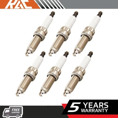 Set of 6 Spark Plugs For 2014-2016 BMW 328i 2014-2018 BMW X5 2015-2017 BMW X3 - Image 1 of 4