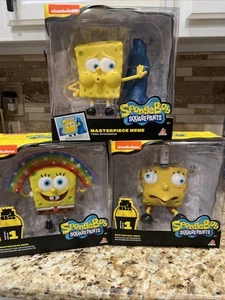 JUEGO DE 3 PANTALONES CUADRADOS BOB ESPONJA MEMES MASTERPICE MEME IMAGINACIÓN CANSADA burla - Imagen 1 de 14