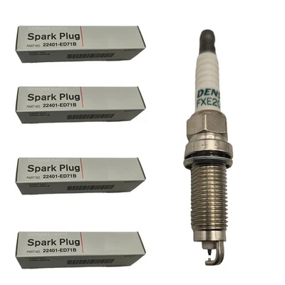 4 bujías de iridio para motor 22401-ED71B FXE20HE11 aptas para Nissan Versa 1,6 L Foto 1 de 4