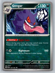 Gengar #057/091 SV: Paldean Fates Uncommon - Pokemon Cards F49 - Picture 1 of 2