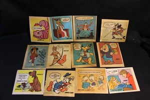 Vintage DISNEY Stickers - WONDERBREAD - Lot of 12 Qty - Micky, Pluto & Princess - Picture 1 of 9
