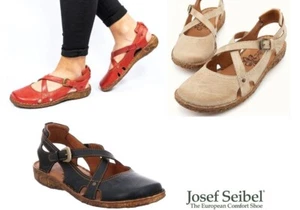 Josef Seibel Rosalie 13 Germany Leather Walking Sandals Josef Seibel Rosalie 13 - Picture 1 of 21