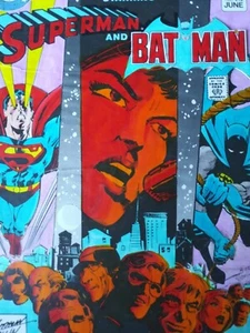 CUBIERTA ARTÍSTICA DE PRODUCCIÓN A MANO EN COLOR DE MANO FIRMADA ANTHONY TOLLIN WFC SUPERMAN BATMAN 292 - Imagen 1 de 6