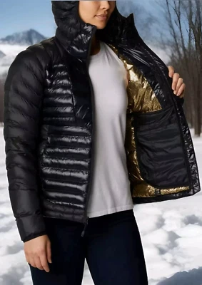 Columbia Womens Labyrinth Loop Hooded Jacket - Black - XS - Image 1 of 4