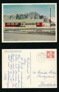 ARCTIC POLAR GREENLAND 1960 SONDRE STROMFJORD HOTEL PPC FINE USED - Bild 1 von 3