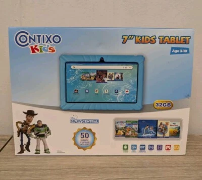 Contixo V8 7" Inch Kids 32GB Wi-Fi Android Tablet w/ Disney eBooks Dual Camera - Image 1 of 4