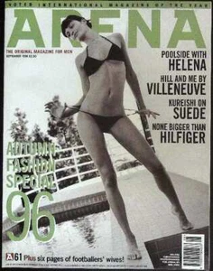 ARENA #61 09/1996 HELENA CHRISTENSEN Suede JUDE LAW Mark Van Der Loo @ EXCLT+ - Picture 1 of 9