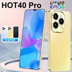 6.8 inches HOT 40 Pro Android Smartphone 4GB+64GB 4G Global Unlocked Cell Phone - Picture 1 of 13
