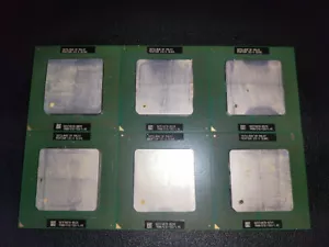 1x Vintage Rare Gold CPU Intel PENTIUM III-S 1400/512/133/1.45 SL5XL tA1 Working - Picture 1 of 2
