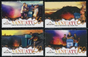 Vanuatu #869-872 Volcano Post Stamps Topical 2005 Mint LH - Picture 1 of 1