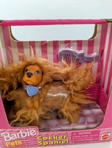 De colección 1998 Barbie Pets Cocker Spaniel Perro Mattel Nuevo en Caja - Imagen 1 de 7