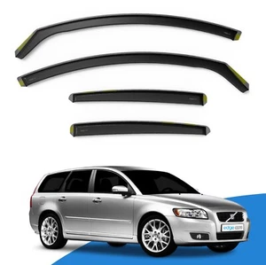 Volvo V50 2004-2012 5 Door Estate Wind Deflectors 4pc Edgevisors Tinted - Picture 1 of 9