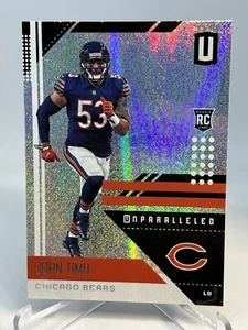 2018 Panini Unparalleled John Timu #37 Rookie RC - Picture 1 of 2