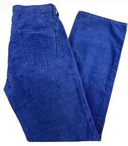 J.Crew Mens Vintage Corduroy Pants NWOT Blue Sample Size 30 Waist 32 Inseam Casu - Picture 1 of 11