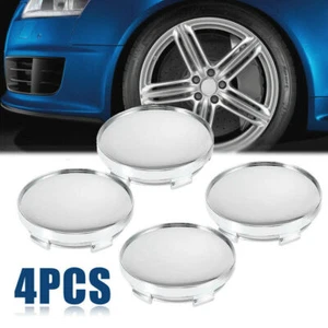 63mm Car Wheel Center Caps Hub Tyre Rim Hub ABS Chrome Cap Cover Parts Universal - Picture 1 of 15