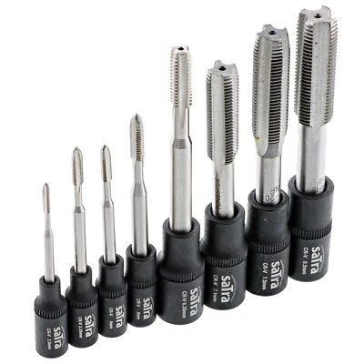 SATRA Gewindebohrer Halter Stecknuss Gewinde Schneider Ratsche Steckschlüssel M2 - M14