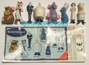 Rare Set n°8 Plastic Figures RATOUILLE MOUSE 2007 (by Zaini Italian Collection - Bild 1 von 10