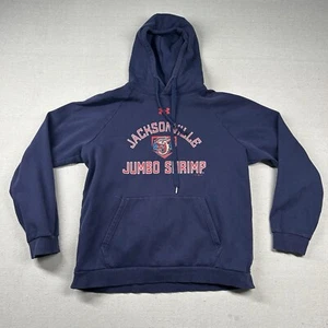 Under Armour Jumbo Shrimp Hoodie Womens M Jacksonville Minor League Baseball - Picture 1 of 8