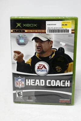 NFL Head Coach - Xbox Football Game - New Sealed - Image 1 of 4
