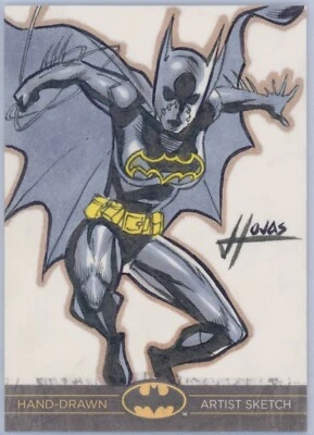 2012 Cryptozoic Batman The Legend Artist Sketch Card Jefferson Hojas Batgirl 1/1 - Image 1 of 2