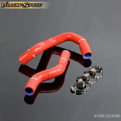 Manguera de radiador de silicona roja apta para Ford F100/F150/F250 Bronco 1968-1979 Foto 1 de 4