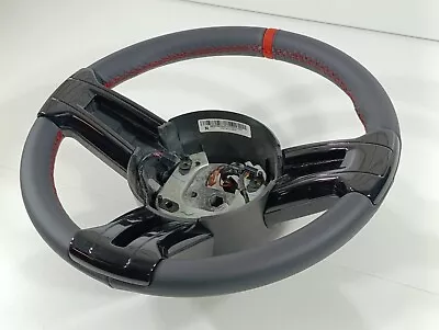 2011-2014 Ford Mustang руль новый отполированный OEM NAPPA пианино красная полоса - Изображение 1 из 4