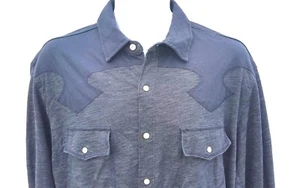 FOSSIL 54 Men's Western Style Flannel Shirt VINTAGE FIT LONG Sleeve  Sz Large - Picture 1 of 6