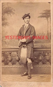 Robert Stuart Forsyth Kilt Stanley Brothers Victorian CDV Card c1875 (B081) - Picture 1 of 3