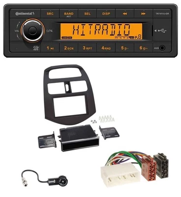 Continental 1DIN USB AUX MP3 Autoradio für Chevrolet Spark (KLM 2012-2013) - Bild 1 von 4