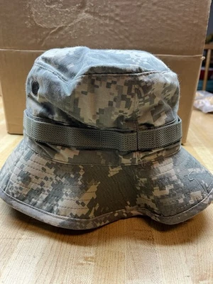 Gorra Ejército Boonie Sol Combate Tipo IV Talla 7 3/8 Digitalizada Camuflaje Cubo Foto 1 de 4