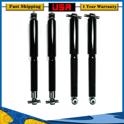 Conjunto de 4 piezas de amortiguador delantero y trasero FCS para Jeep Wrangler TJ 1997-2006 Foto 1 de 4