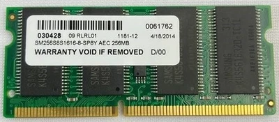 Samsung SM256S8S1616-8-SP8Y PC100 Memory Module - Image 1 of 2