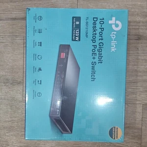 TP-Link TL-SG1210MP - 10-Port Gigabit Desktop Switch with 8-Port PoE+ - Picture 1 of 3