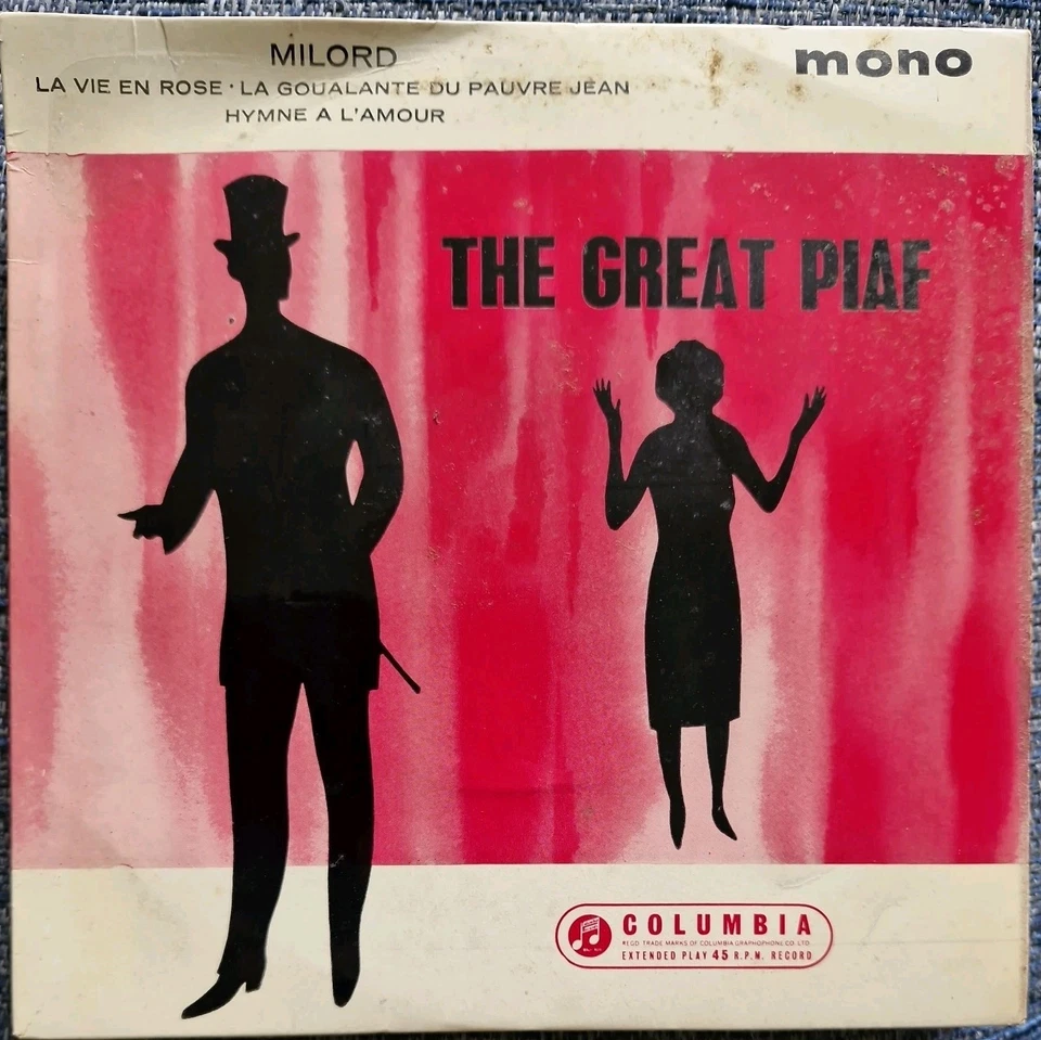 VINTAGE VINYL - MILORD (THE GREAT PIAF) by EDITH PIAF - 7 INCH 45 RPM SINGLE Foto 1 de 1