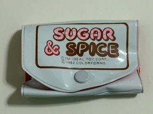 Colorforms 1982 Ideal Toy Corp. Sugar & Spice VInyl Key Holder 1980s - Picture 1 of 7