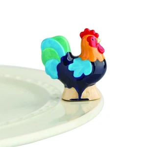 Nora Fleming Cock a Doodle Doo (Galo) A267 - Cerámica pintada a mano vacaciones... - Imagen 1 de 5