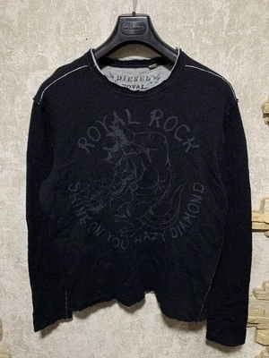Suéter de Lana Y2K Vintage Diesel Royal Rock Talla L Foto 1 de 4