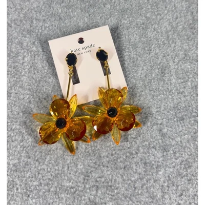 Kate Spade New York BLOOMING BRILLIANT Floral Statement Earrings New MSRP 129$ - Image 1 of 3