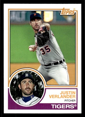 2015 TOPPS ARCHIVES JUSTIN VERLANDER 229 MINT BASEBALL DETROIT TIGERS - Image 1 of 2