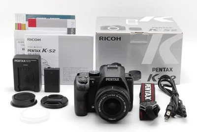 [MINT w/Box] Pentax K-S2 20.0MP Digital Camera Black w/Lens 18-50 From Japan - Image 1 of 4