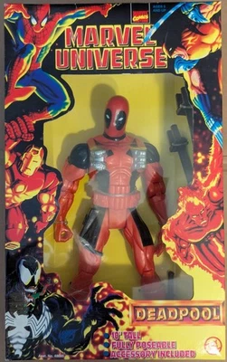 1997 Toy Biz Marvel Universe Дэдпул 10» нераспечатанный новый в коробке X-Men - Изображение 1 из 4