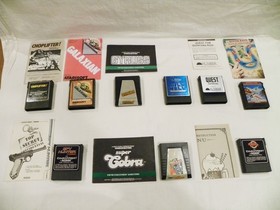 Vintage Colecovision Lot Video Games Excellent Titles  Most w/ Instructions