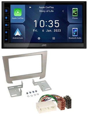 JVC DAB Bluetooth MP3 USB 2DIN Autoradio für SSangYong Rexton ab 2013 - Bild 1 von 4