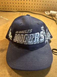 Vintage Los Angeles Dodgers Sports Specialties Script Shadow Snapback Hat Youth - Picture 1 of 11