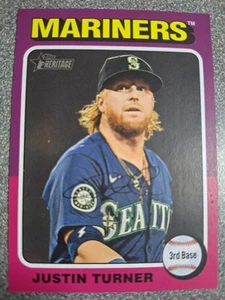 2024 Topps Heritage High Number - Justin Turner #586 P225 - Picture 1 of 2